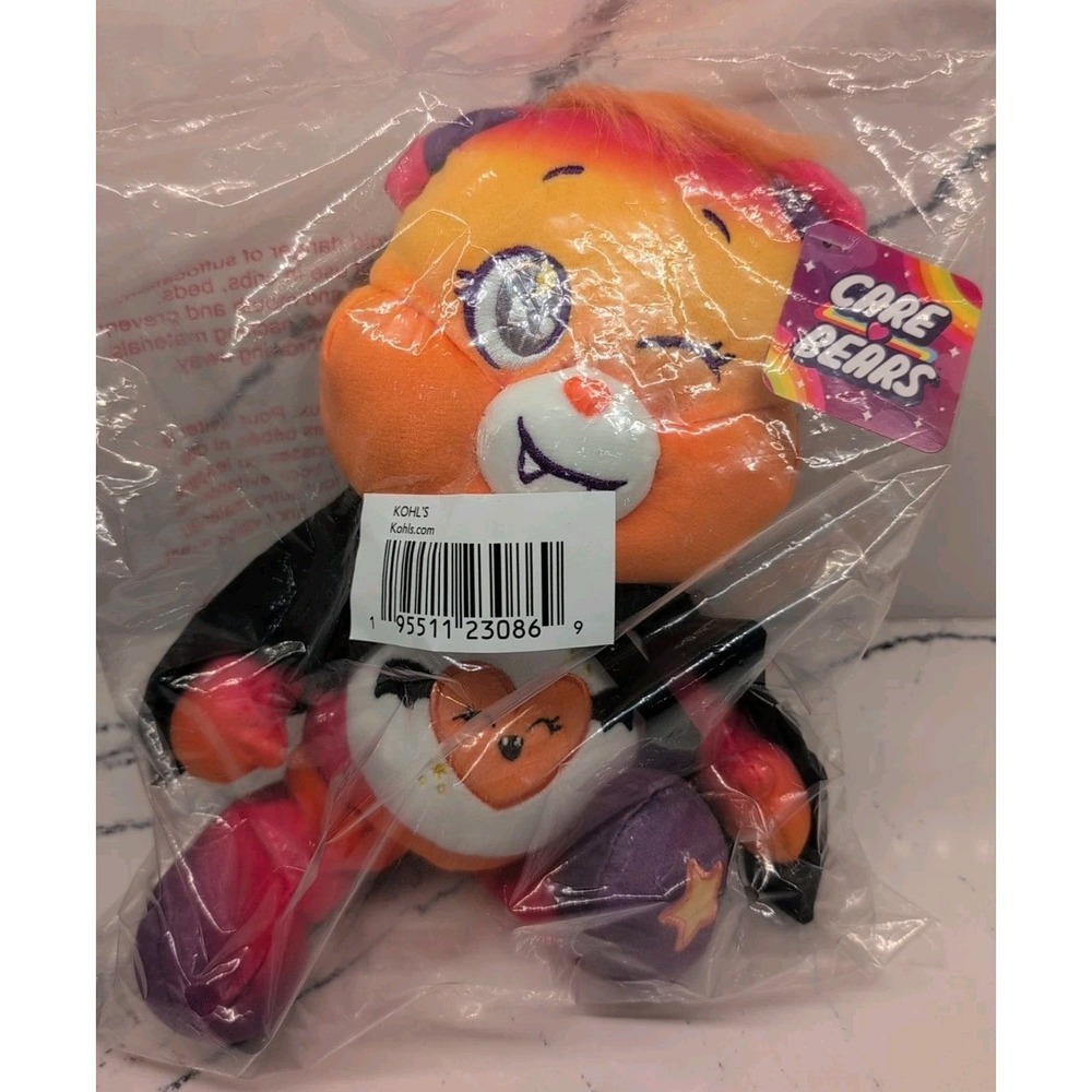 Care Bear Spooky Sparkle Bear 12"‎ Halloween 2025 Kohls Exclusive NWT